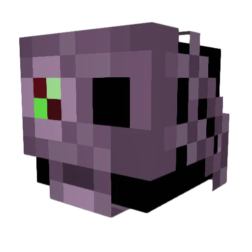 ReformedBish Minecraft avatar head, 3D render