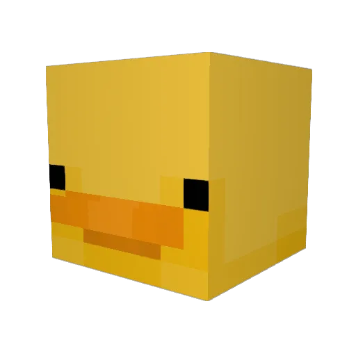 ReformedDonut Minecraft avatar head, 3D render