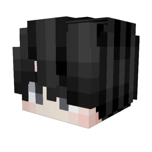 Refr3sh_L Minecraft avatar head, 3D render