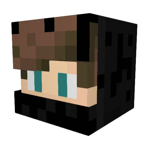 RefresHHd12 Minecraft avatar head, 3D render