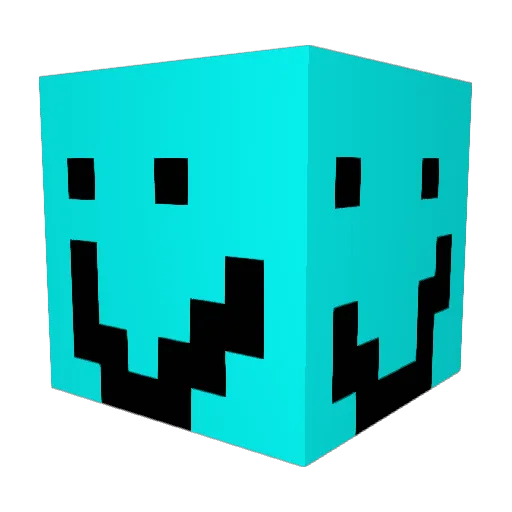 RegPedge Minecraft avatar head, 3D render