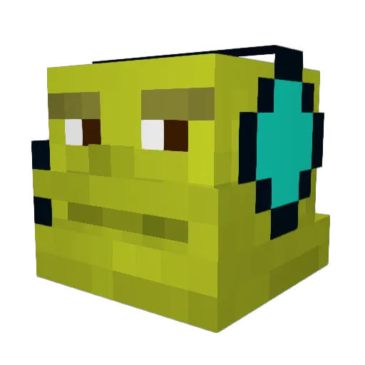 RegaAlexis Minecraft avatar head, 3D render
