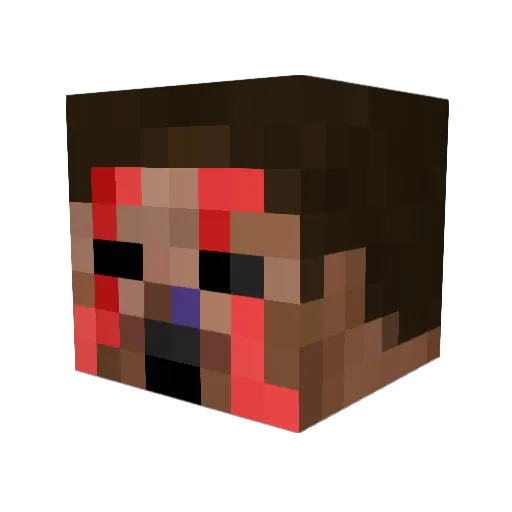 ReganJ1756 Minecraft avatar head, 3D render