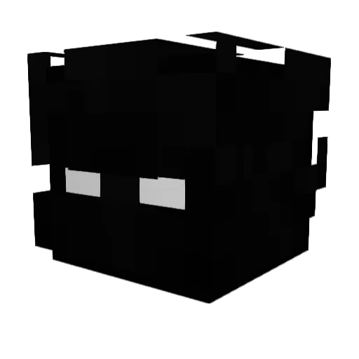 Regedits Minecraft avatar head, 3D render