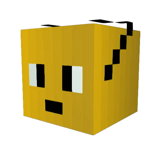 Regelverk Minecraft avatar head, 3D render