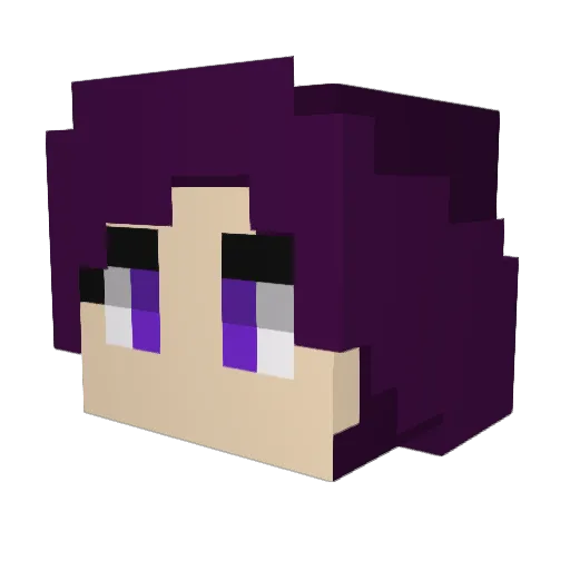 RegenP Minecraft avatar head, 3D render