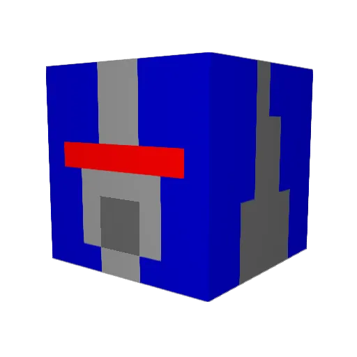 RegentBorke Minecraft avatar head, 3D render