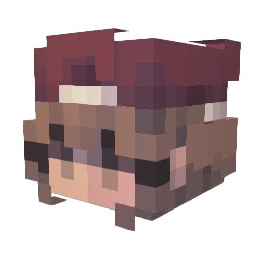 RegentSeven5852 Minecraft avatar head, 3D render