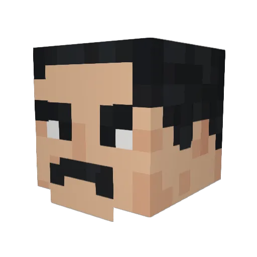 RegentThragg01 Minecraft avatar head, 3D render