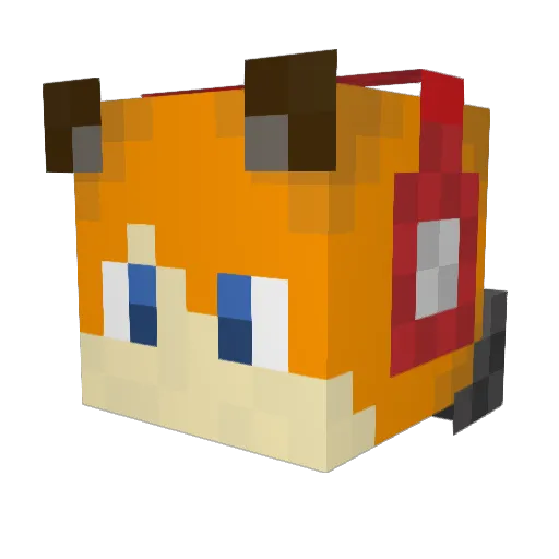 ReggieKun Minecraft avatar head, 3D render