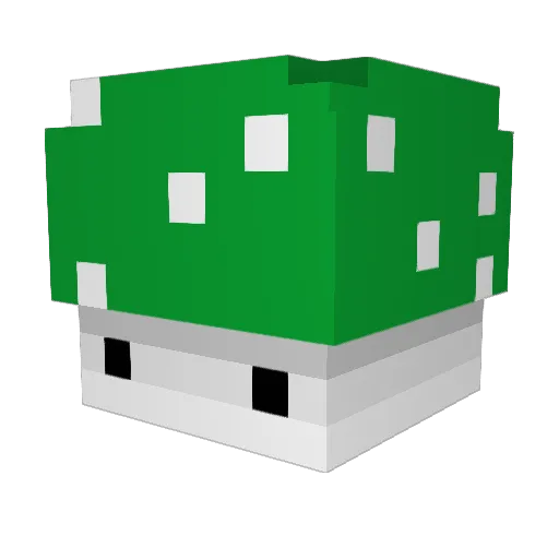 Regimens Minecraft avatar head, 3D render
