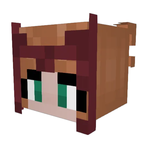ReginaFilangie17 Minecraft avatar head, 3D render
