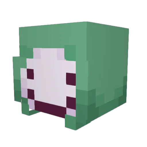Regonte Minecraft avatar head, 3D render