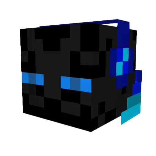 Regress Minecraft avatar head, 3D render