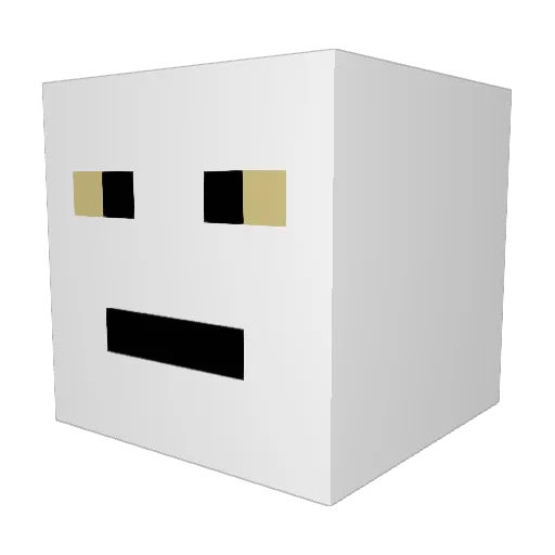 RegretLOLOLOLXD Minecraft avatar head, 3D render