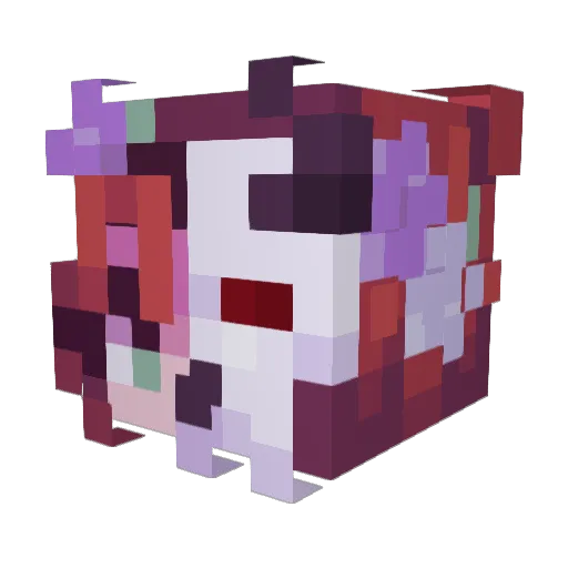 RegretfullyYours Minecraft avatar head, 3D render