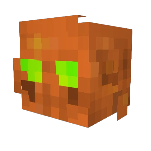 RegularLman Minecraft avatar head, 3D render