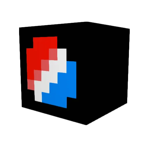 RegulerCoke Minecraft avatar head, 3D render