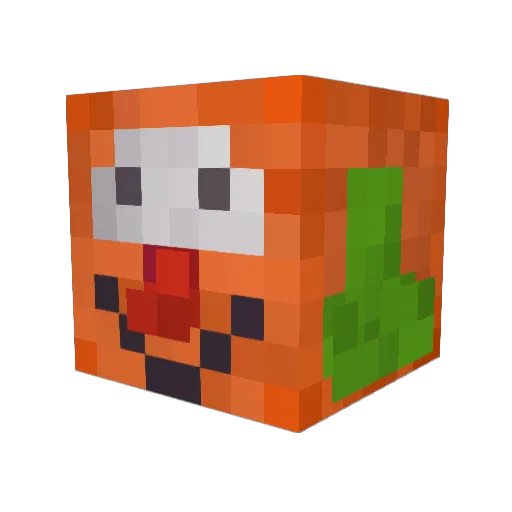 Rehalize Minecraft avatar head, 3D render