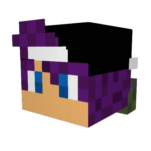 Rehgips Minecraft avatar head, 3D render