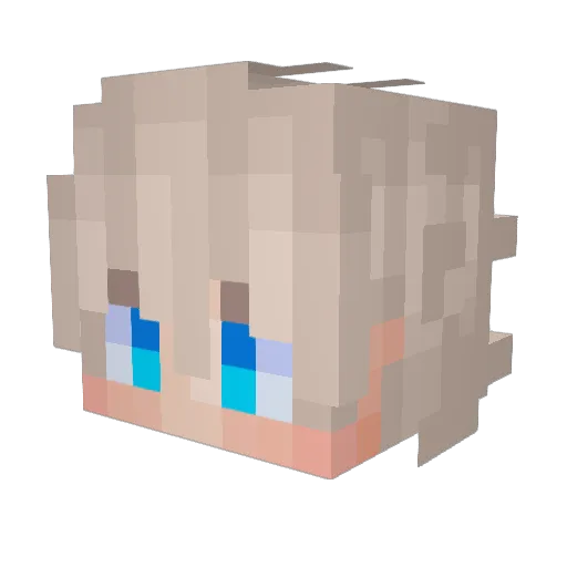 Rehit2 Minecraft avatar head, 3D render