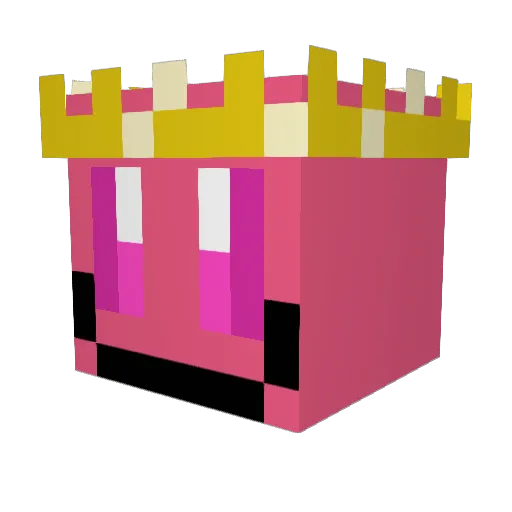 Rehpog Minecraft avatar head, 3D render