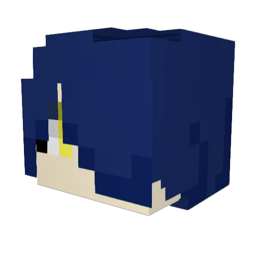 Rei94 Minecraft avatar head, 3D render