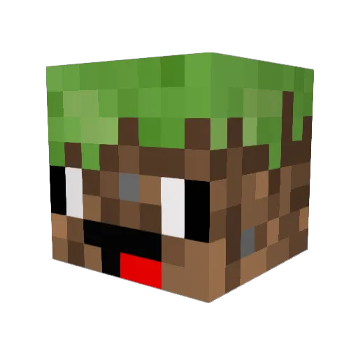 ReiArthur17 Minecraft avatar head, 3D render