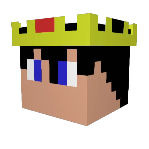 ReiIsmaelNoob Minecraft avatar head, 3D render