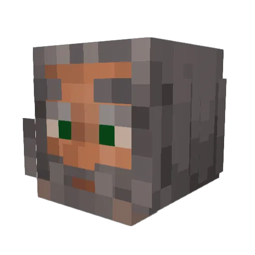 ReiTsukino Minecraft avatar head, 3D render