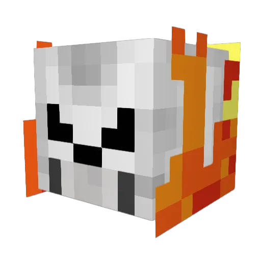 Reibaj Minecraft avatar head, 3D render