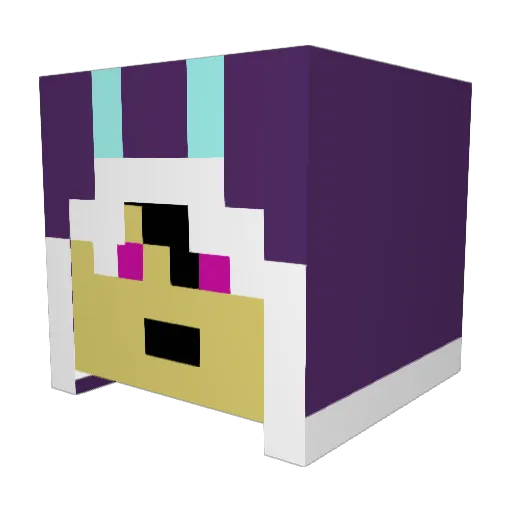 ReicanZ Minecraft avatar head, 3D render