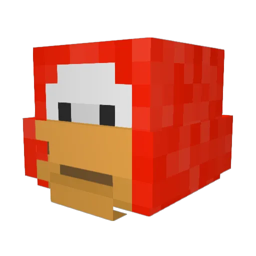 ReidMckinney Minecraft avatar head, 3D render