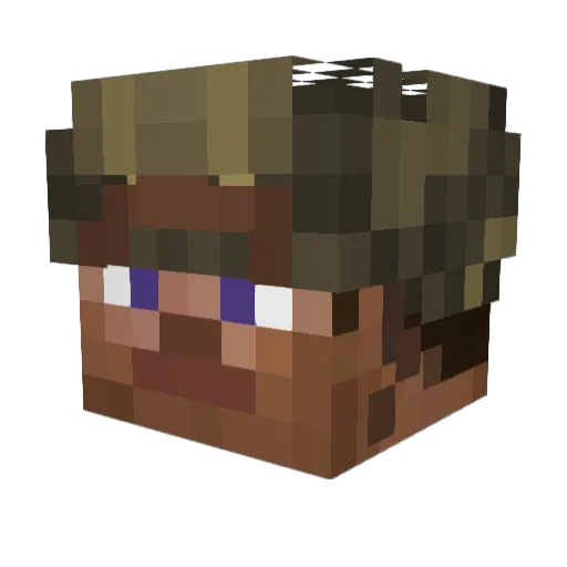 Reid_TH Minecraft avatar head, 3D render