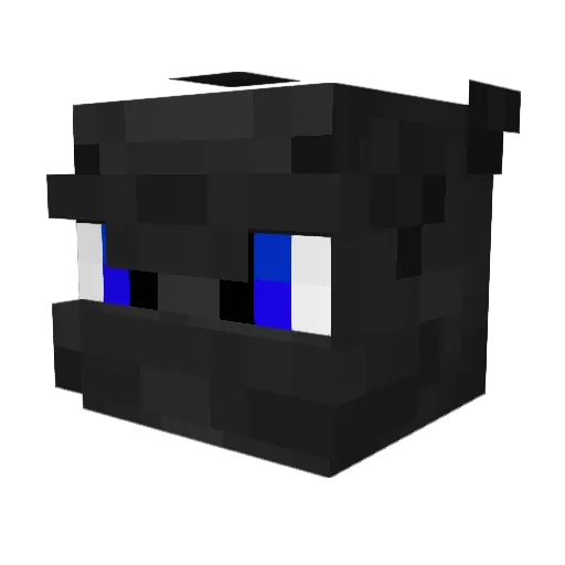 Reik064 Minecraft avatar head, 3D render
