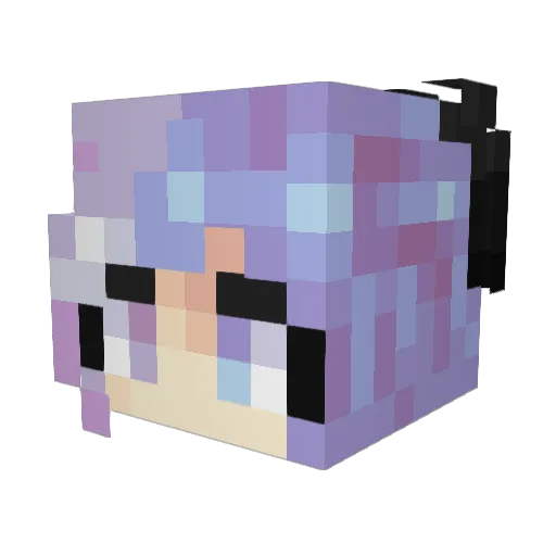 Reik0z Minecraft avatar head, 3D render
