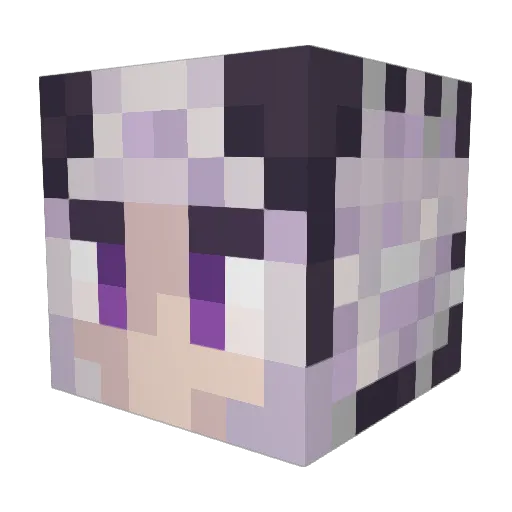 Reikov_ Minecraft avatar head, 3D render
