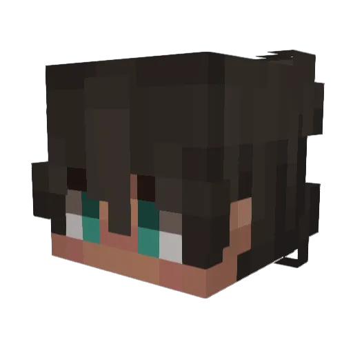 Reili_ARG Minecraft avatar head, 3D render