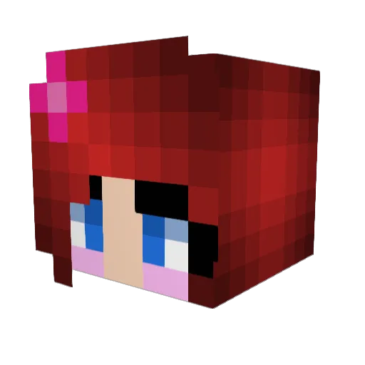 ReillyChris Minecraft avatar head, 3D render