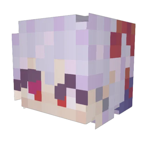 Reimara_ Minecraft avatar head, 3D render