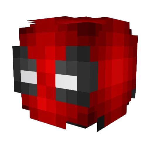 ReimiSugimoto Minecraft avatar head, 3D render