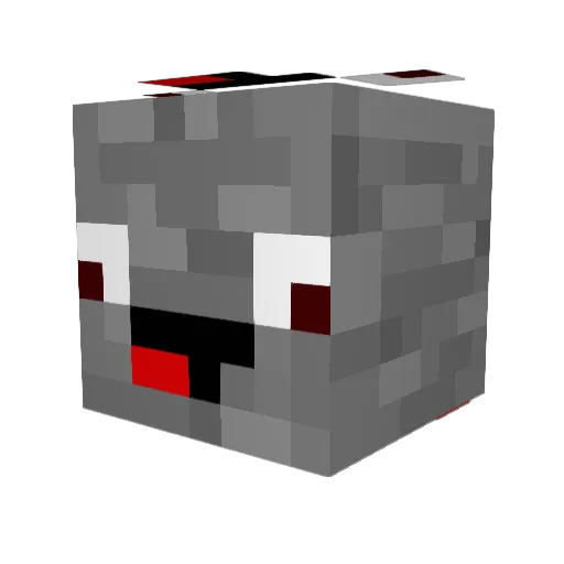 Reimsteinn Minecraft avatar head, 3D render