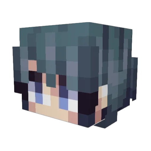 Reimu_Hakoorei Minecraft avatar head, 3D render