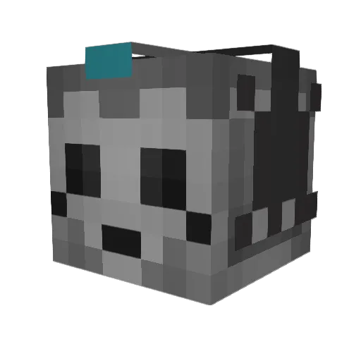 ReincarnationCPU Minecraft avatar head, 3D render