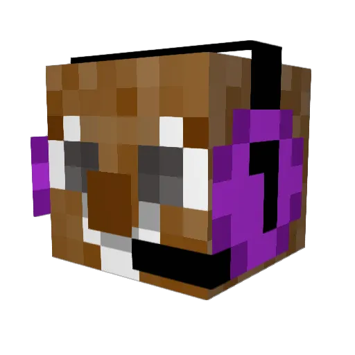 Reindeer911 Minecraft avatar head, 3D render