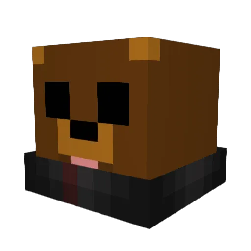 ReindeerMassacre Minecraft avatar head, 3D render