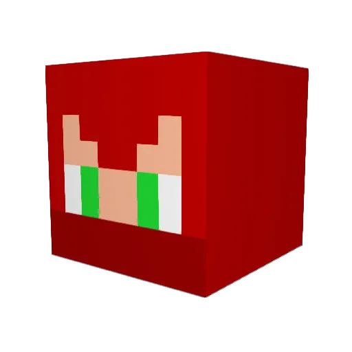 Reindolfen Minecraft avatar head, 3D render