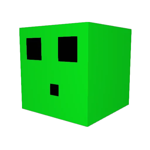 Reineken Minecraft avatar head, 3D render
