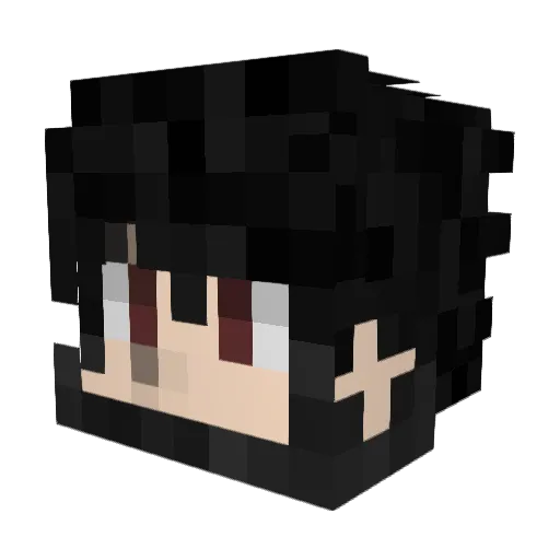 ReinhardtEchos Minecraft avatar head, 3D render