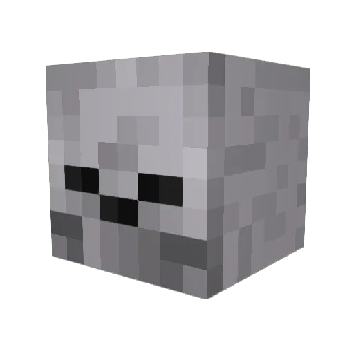 Reinharuto Minecraft avatar head, 3D render